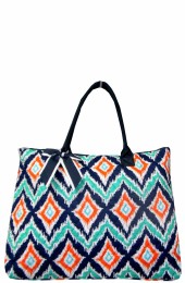 Large Quilted Tote Bag-MZM3907/NV